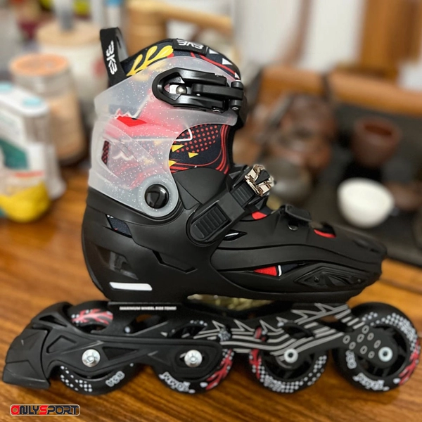 کفش اسکیت فلایینگ ایگل بچگانه BKB kids K9 آبی (6) کفش آموزشی اسکیت فلایینگ ایگل اورجینال دخترانه BKB K9 صورتی