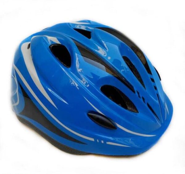 کلاه ایمنی دخترانه و پسرانه اسکیت، اسکوتر و دوچرخه سواری رنگ آبی - جی میکس