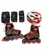 اسکیت رولکن بچه گانه Rollcan Junior (قرمز) + لوازم
