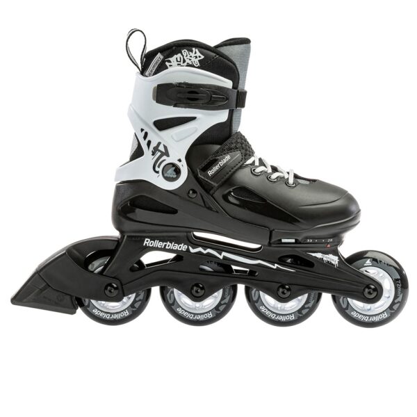 اسکیت هارد بچگانه آموزشی رولربلید فیوری Rollerblade Fury سفید + لوازم