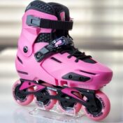 اسکیت دخترانه رولربلید اپکس Rollerblade Apex G صورتی + لوازم