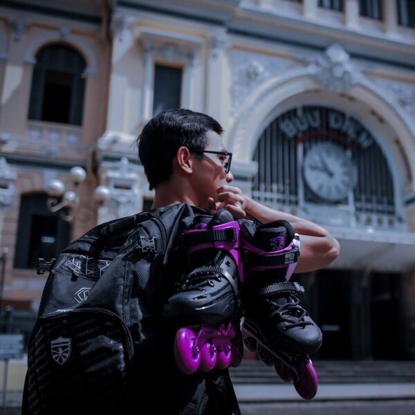 کفش اسکیت فلای ایگل flying ealge f4 بنفش - جی میکس تهران (1)