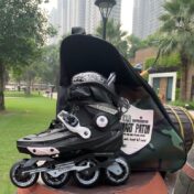 اسکیت ارزان بزرگسال هارد آموزشی کالاری Calary C9 سفید