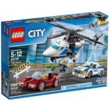 لگو سری سیتی تعقیب پلیس با هلیکوپتر Lego city series high speed chase