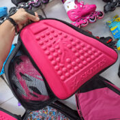 کیف و ساک حمل اسکیت بچگانه بزرگسال ضد ضربه صورتی Skate