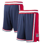 ست تاپ و شلوارک لباس بسکتبال مردانه دخترانه پسرانه تیم ملی آمریکا سرمه ای NBA USA National Team Basketball