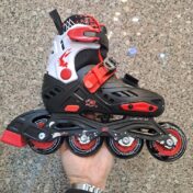 اسکیت کفشی آموزشی هارد بچگانه دخترانه پسرانه صورتی galaxy 303