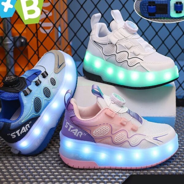 خرید فروش قیمت کفش کتونی چرخ دار اسکیتی دخترانه پسرانه بچگانه ارزان اصلی اورجینال دیجی کالا اسنپ شاپ قسطی نقدی - عمده - تکی (2)