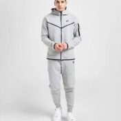 ست سویشرت گرمکن شلوار مردانه زنانه نایک تک فلیس طوسی NIKE Tech Fleece 005