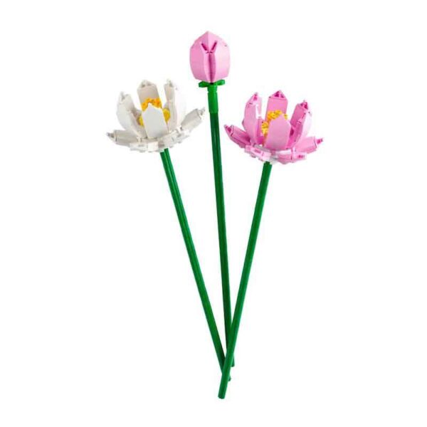 ست لگو گل های نیلوفر آبی Lego Botanical – Lotus Flowers (40647) - Image 2
