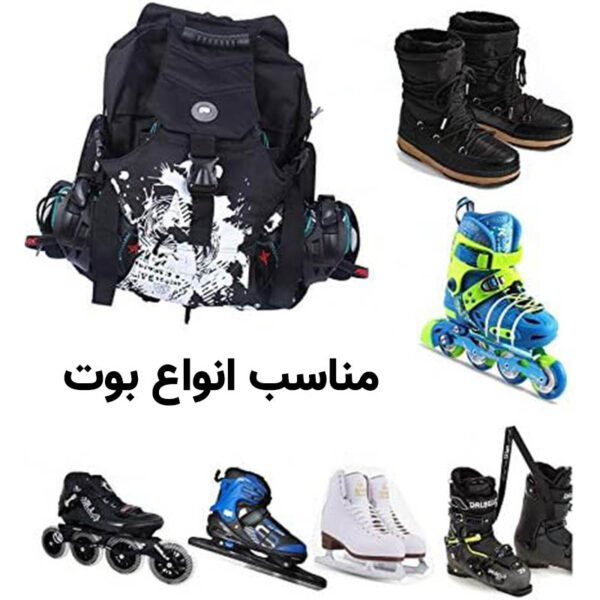 کوله پشتی ورزشی روزمره و اسکیت اورجینال دی سی DC sport - Image 4